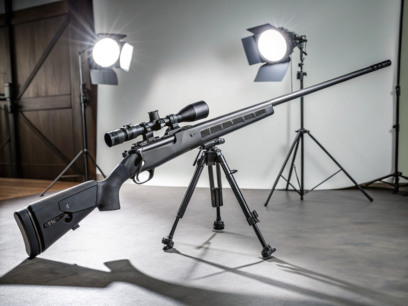 Military defense precision rifle system and tactical equipment